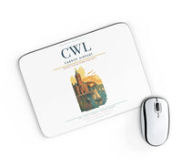Thumbnail for Cardiff Airport (CWL) design on white rectangle mouse pad
