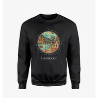 Thumbnail for RISHIKESH - Badge - Sweatshirt - Black