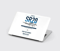 Thumbnail for Cirrus SR20 design on white MacBook case