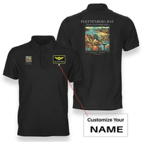 Thumbnail for PLETTENBERG BAY - Poster - Double-Side Polo - Black + Name