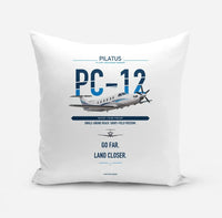 Thumbnail for Pilatus PC-12 PRO design on white pillow