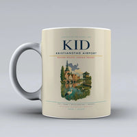 Thumbnail for Kristianstad Airport (KID) airport code design on beige ceramic mug