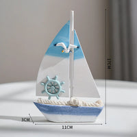 Thumbnail for Light Blue Starfish Helmsman Model - view 2