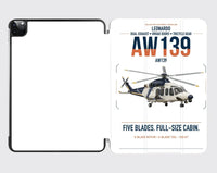 Thumbnail for Leonardo AW139 design on white ipad tablet case