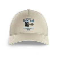 Thumbnail for TRENT 800 design on beige printed hat