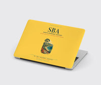 Thumbnail for Santa Barbara Airport (SBA) design on yellow MacBook case