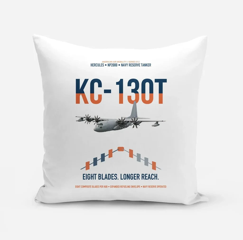 KC-130T NP2000 design on white pillow