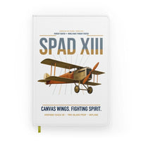 Thumbnail for SPAD XIII design on white notebook