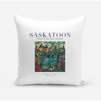 Thumbnail for SASKATOON - Poster - Pillow - White