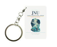 Thumbnail for Juneau International Airport (JNU) design on white key chain