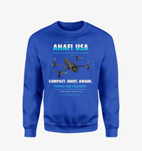 Thumbnail for Parrot ANAFI USA design on blue sweatshirt