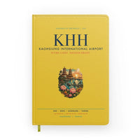 Thumbnail for Kaohsiung International Airport (KHH) design on yellow notebook