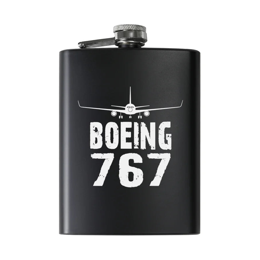 Customisable Boeing 767 Hip Flask - view 2