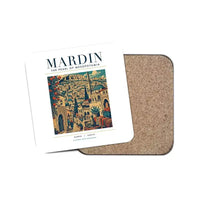 Thumbnail for MARDIN - Poster - Coaster - White