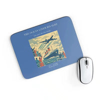 Thumbnail for VINTAGE G4307 - The Ocean Liner Rivalry - Designed Mouse Pads design on blue rectangle