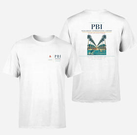 Double-Side Printing — Palm Beach International Airport (PBI) Double-Side T-Shirt