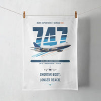 Thumbnail for Boeing 747SP design on white towel
