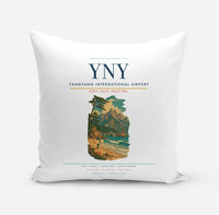 Thumbnail for Yangyang International Airport (YNY) design on white pillow