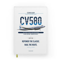 Thumbnail for Convair 580 design on white notebook