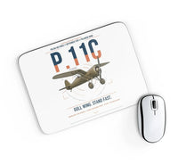 Thumbnail for PZL P.11c design on white rectangle mouse pad