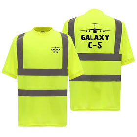 Military Transport Airplane C 5 Reflective Polo & T-Shirts