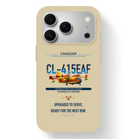 Thumbnail for Canadair CL-415EAF design on beige magsafe iphone case, for iPhone 17 Pro