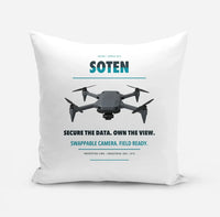 Thumbnail for ACSL SOTEN design on white pillow