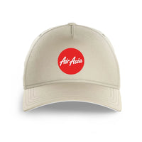 Thumbnail for AirAsia logo printed on beige cap