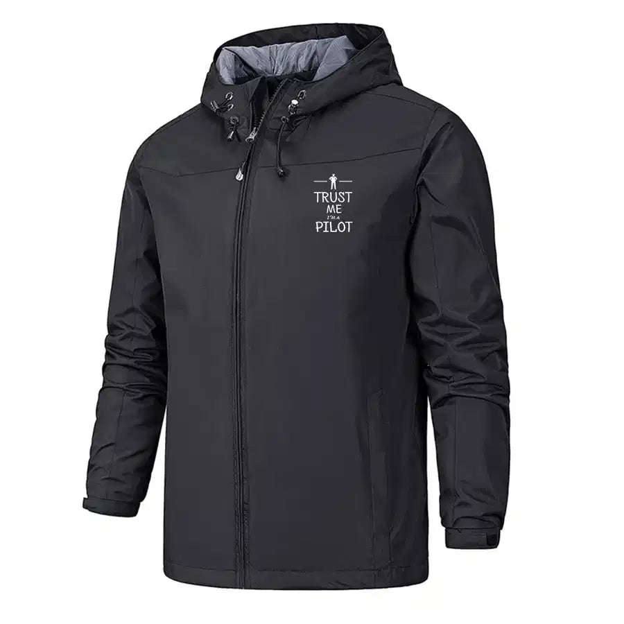 Trust Me I'm A Pilot Rain Jacket - view 2