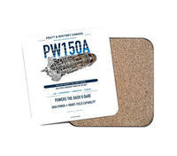 Thumbnail for PW150A design on white 1 piece coaster
