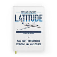 Thumbnail for Cessna Citation Latitude design on white notebook