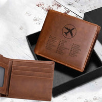 Thumbnail for Customisable Aviation Alphabet Wallet - view 2