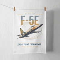 Thumbnail for F-5E Tiger II design on white towel