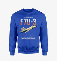 Thumbnail for F7U-3 Cutlass design on blue sweatshirt