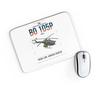 Thumbnail for MBB BO 105P PAH-1 design on white rectangle mouse pad