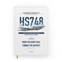 Thumbnail for Hawker Siddeley HS 748 Series 2A design on white notebook