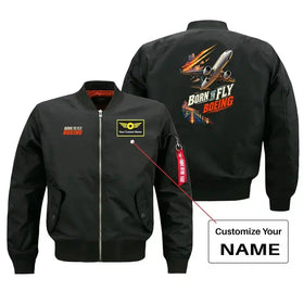 Born To Fly Boeing Bomber Jacket