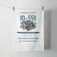 Thumbnail for IO-550 design on white towel