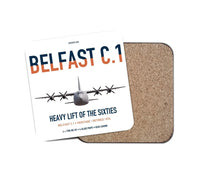 Thumbnail for Short Belfast C.1 design on white 1 piece coaster