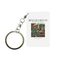 Thumbnail for BINGHAMTON - Poster - Key Chain - White