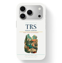 Thumbnail for Trieste Airport (TRS) design on white iPhone 17 Pro MagSafe case