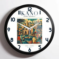 Thumbnail for KANO - Poster - Wall Clock Framed - White