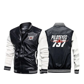 Amazing Piloteyes737 Stylish Leather Bomber Jackets