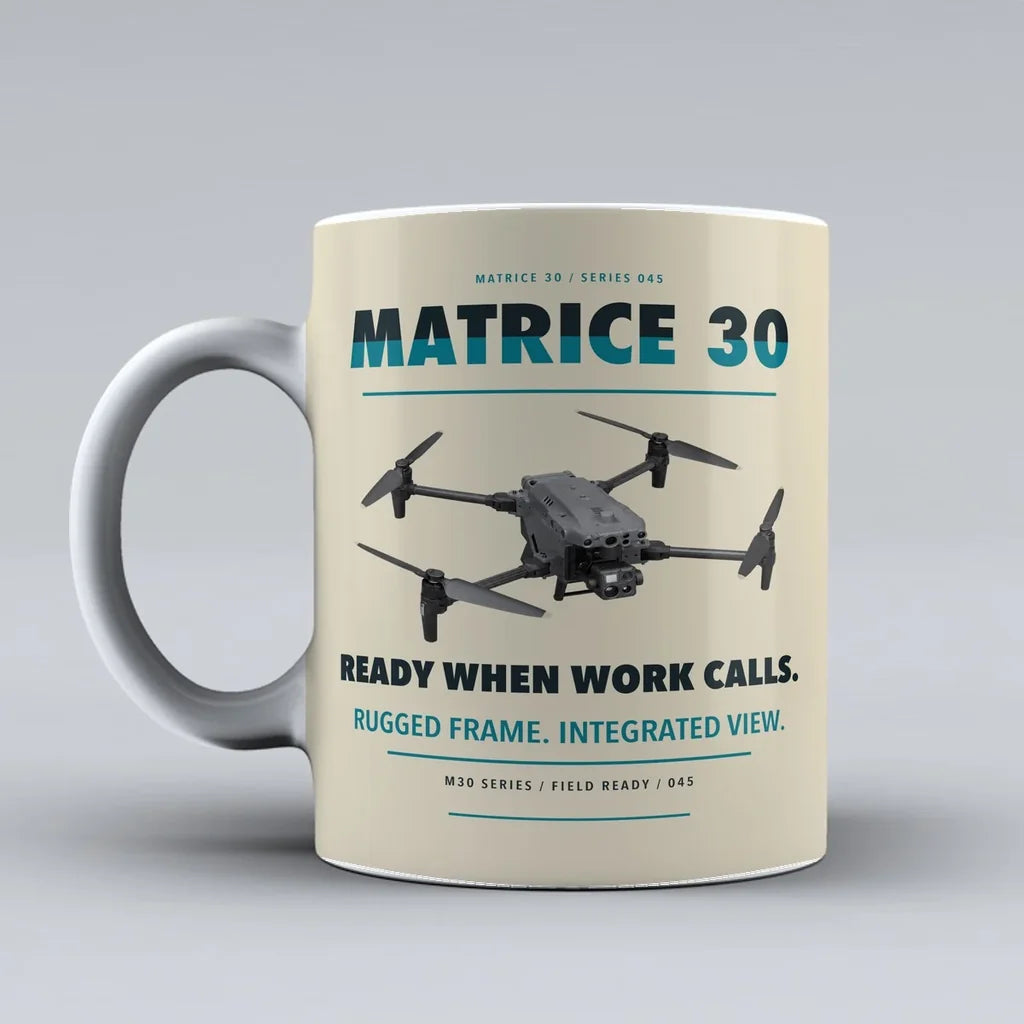 Matrice 30 Mug design on beige dji