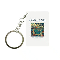 Thumbnail for OAKLAND - Poster - Key Chain - White