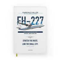 Thumbnail for Fairchild Hiller FH-227B design on white notebook