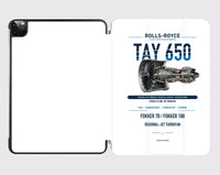 Thumbnail for TAY 650 design on white ipad tablet case