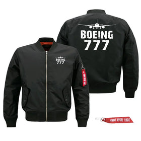 Boeing 777 Silhouette & Pilot Jackets (Customizable)