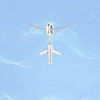 Thumbnail for Mini Plane Shaped Necklace - view 3