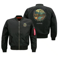 Thumbnail for JASPER - Badge - Bomber Jacket - Black